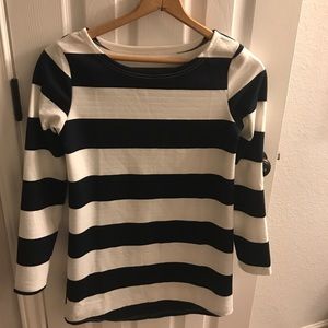 Scoopneck stripped dress. (Sailor feel)